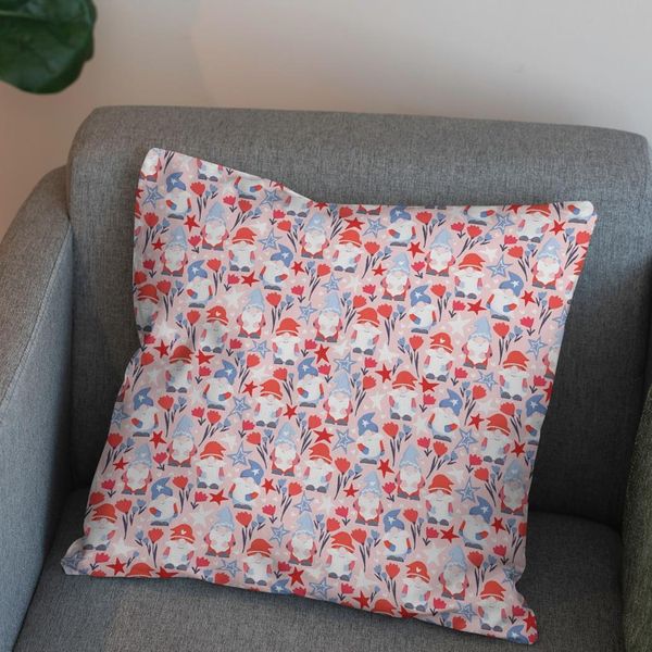 پارچه مخمل روبالشی طرح گل و برگ کد 5012598