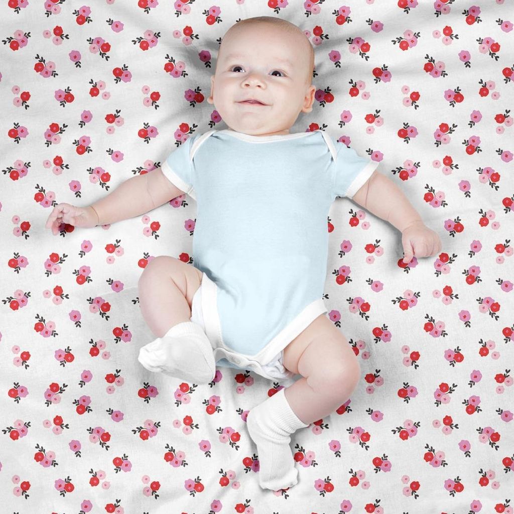 خرید اینترنتی پارچه مخمل پارچه باما طرح گل و برگ کد 5012628