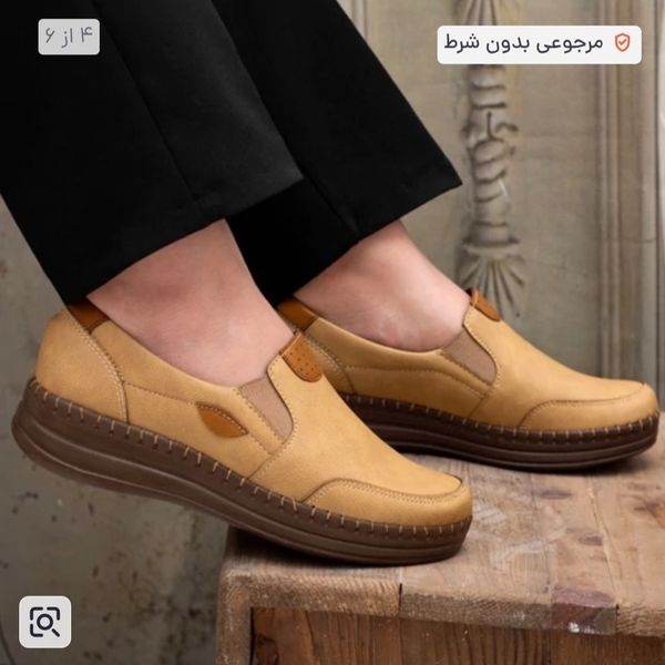 کفش طبی اداری زنانه ضد درد زیره پیو مناسب خارپاشنه دور دوخت