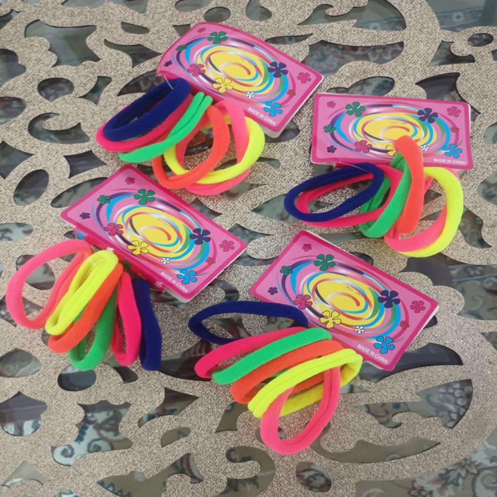 خرید اینترنتی کش مو رنگی بسته(6تایی)
