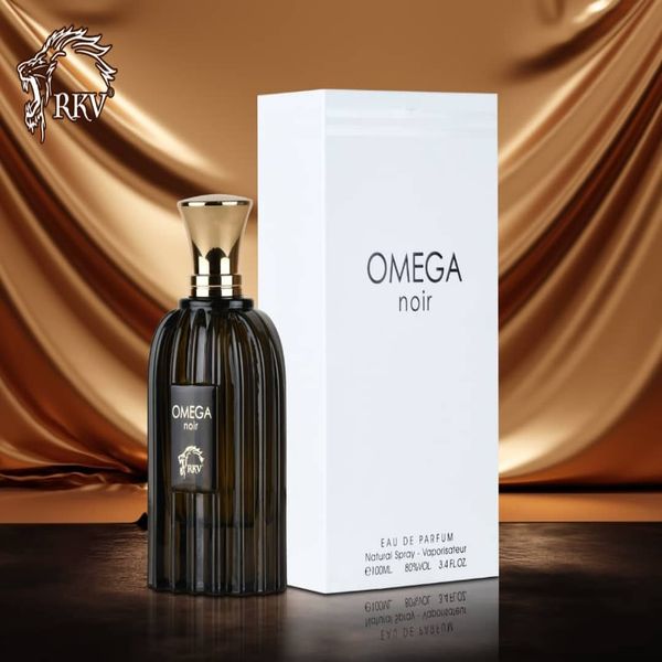 ادکلن OMEGA NOIR RKV امگا نویر ار کا وی مشابه لویی ویتون آمبر نومد