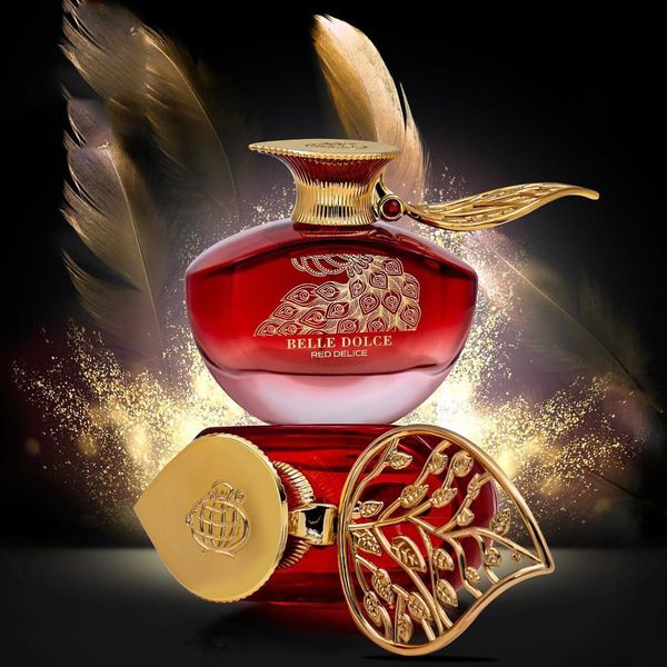 عطر ادکلن زنانه بل دولچه رد دوس فرگرانس ورد - خنک و شیرین و گلی - ماندگاری عالی -  شیشه بسیار شیک - هولوگرام اورجینال