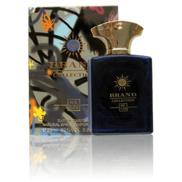 عطر جیبی مردانه نیچ برند کالکشن مدل Interlude-129 حجم ۲۵ میلی لیتر