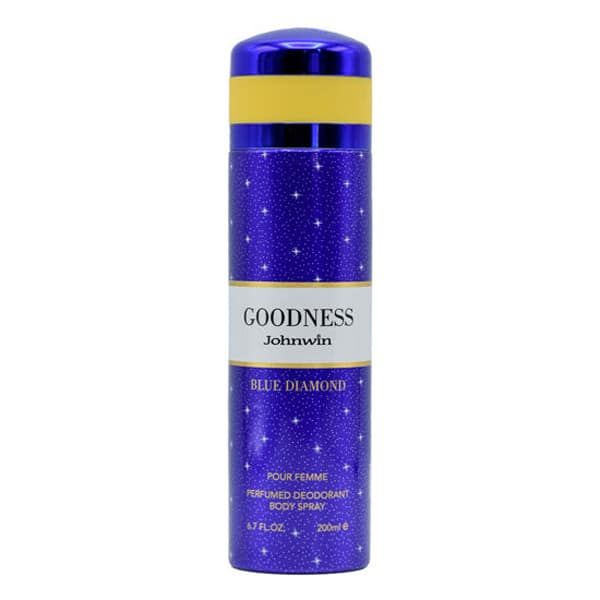 اسپری بدن زنانه جانوین مدل GoodNess Blue