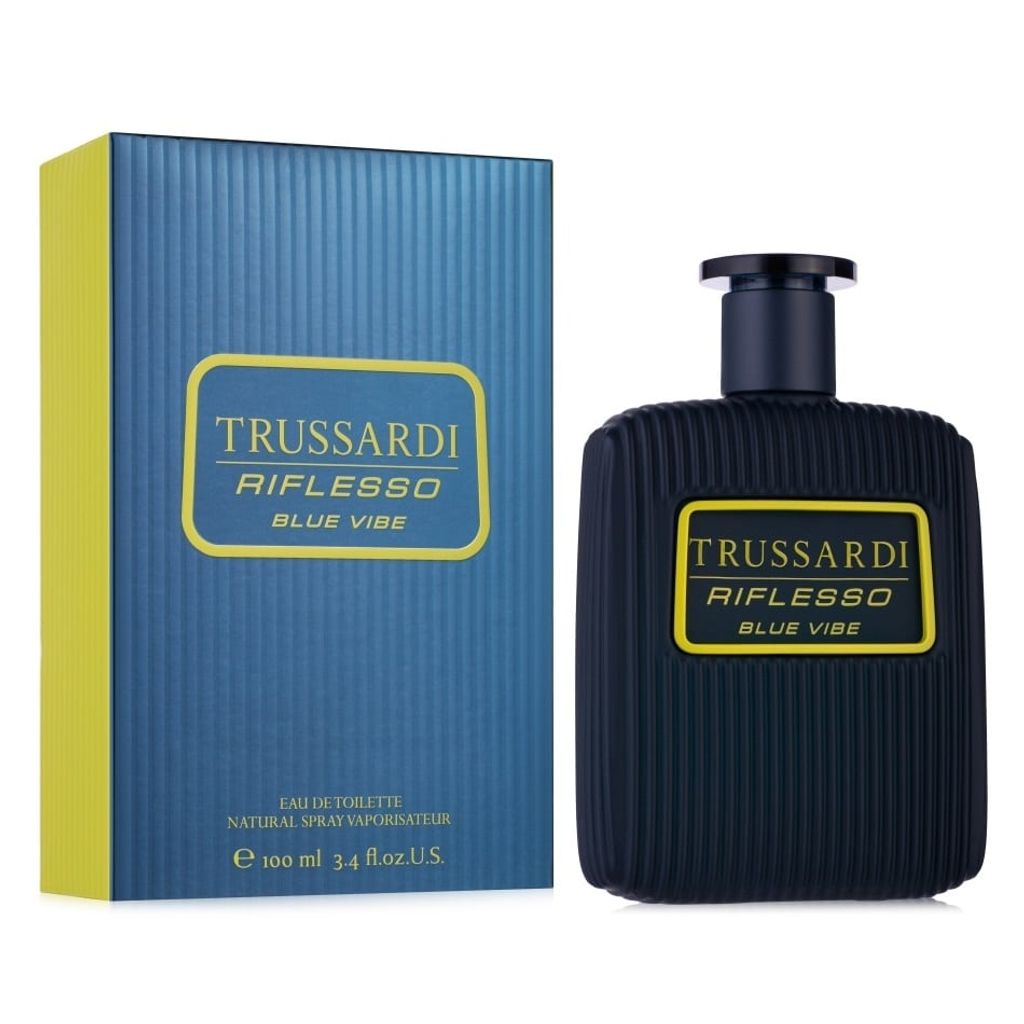 فروش اینترنتی عطر مردانه تروساردی رایفلسو (ریفلسو) بلو وایب - TRUSSARDI - Riflesso Blue Vibe