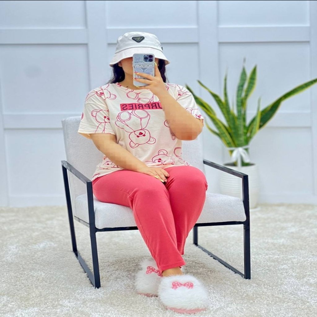 خرید اینترنتی تیشرت شلوار زنانه دخترانه وارداتی نخ پنبه