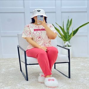 خرید اینترنتی تیشرت شلوار زنانه دخترانه وارداتی نخ پنبه