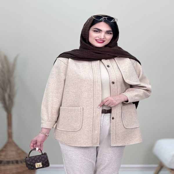 پالتو فوتر دو جیب سلما کد5380