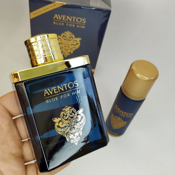 عطر مردانه اونتوس آبی فراگرنس ورد با اسپری رایگان