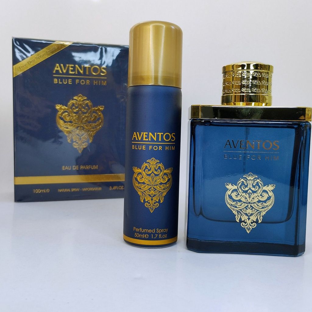 خرید آنلاین عطر مردانه اونتوس آبی فراگرنس ورد با اسپری رایگان