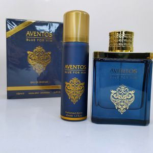 عطر مردانه اونتوس آبی فراگرنس ورد با اسپری رایگان