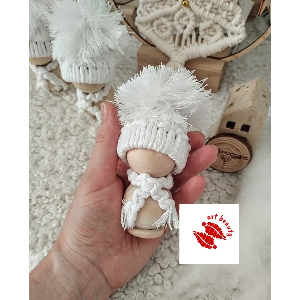 فروش اینترنتی عروسک فانتزی مکرومه بافی طرح کودک