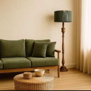 آباژور ایستاده چوبی مدل بلوط ( مینیمال )