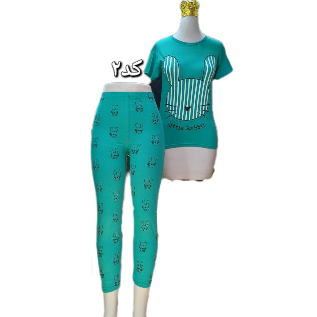 قیمت ارزان ست تیشرت و شلوار خرگوش کد 342