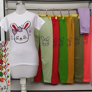 قیمت ارزان ست بلوز و شلوار چاپ خرگوش کد 353