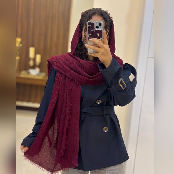 شال زرشکی برشکا دوریش چهارفصل