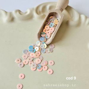 خرید اینترنتی بسته 10 گرمی پولک آینه ای تخت