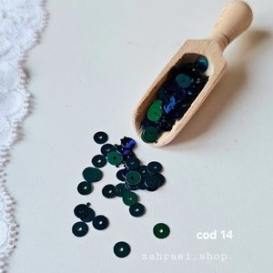 مشخصات بسته 10 گرمی پولک آینه ای تخت