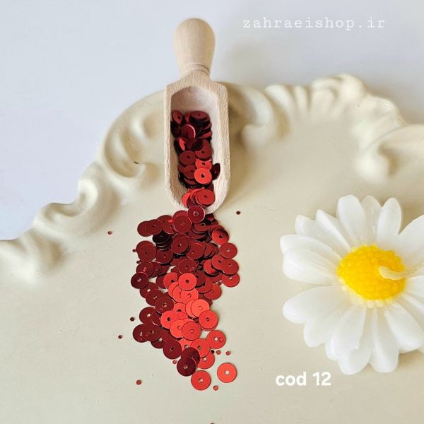 بسته 10 گرمی پولک آینه ای تخت