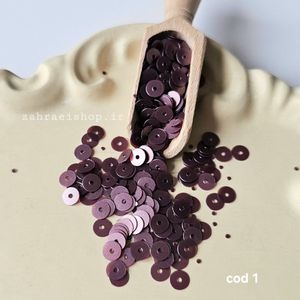 فروش اینترنتی بسته 10 گرمی پولک آینه ای تخت