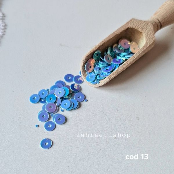 بسته 10 گرمی پولک آینه ای تخت