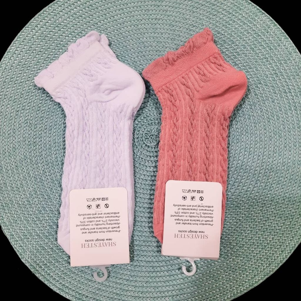 فروش اینترنتی جوراب مچی زنانه طرح گندمی