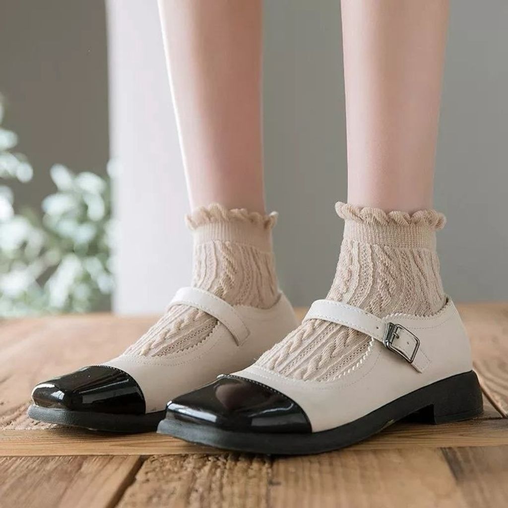 خرید انلاین جوراب مچی زنانه طرح گندمی