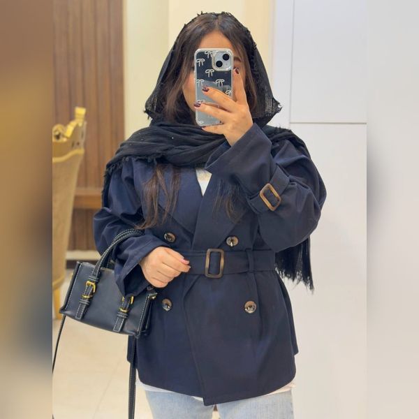 شال کنفی پولکی سنگشور مشکی