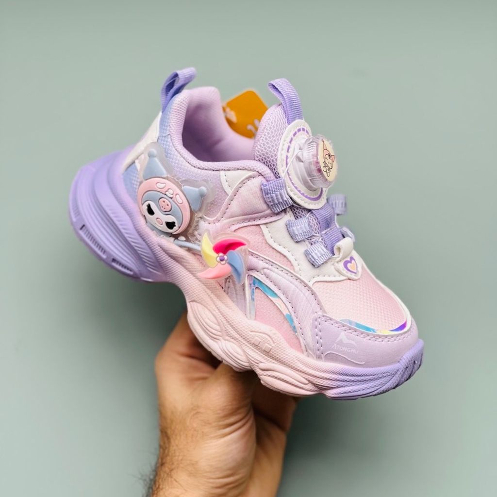 خرید اینترنتی قیمت کتونی بچگانه کرومی اسپینری برند KingKids کد092003