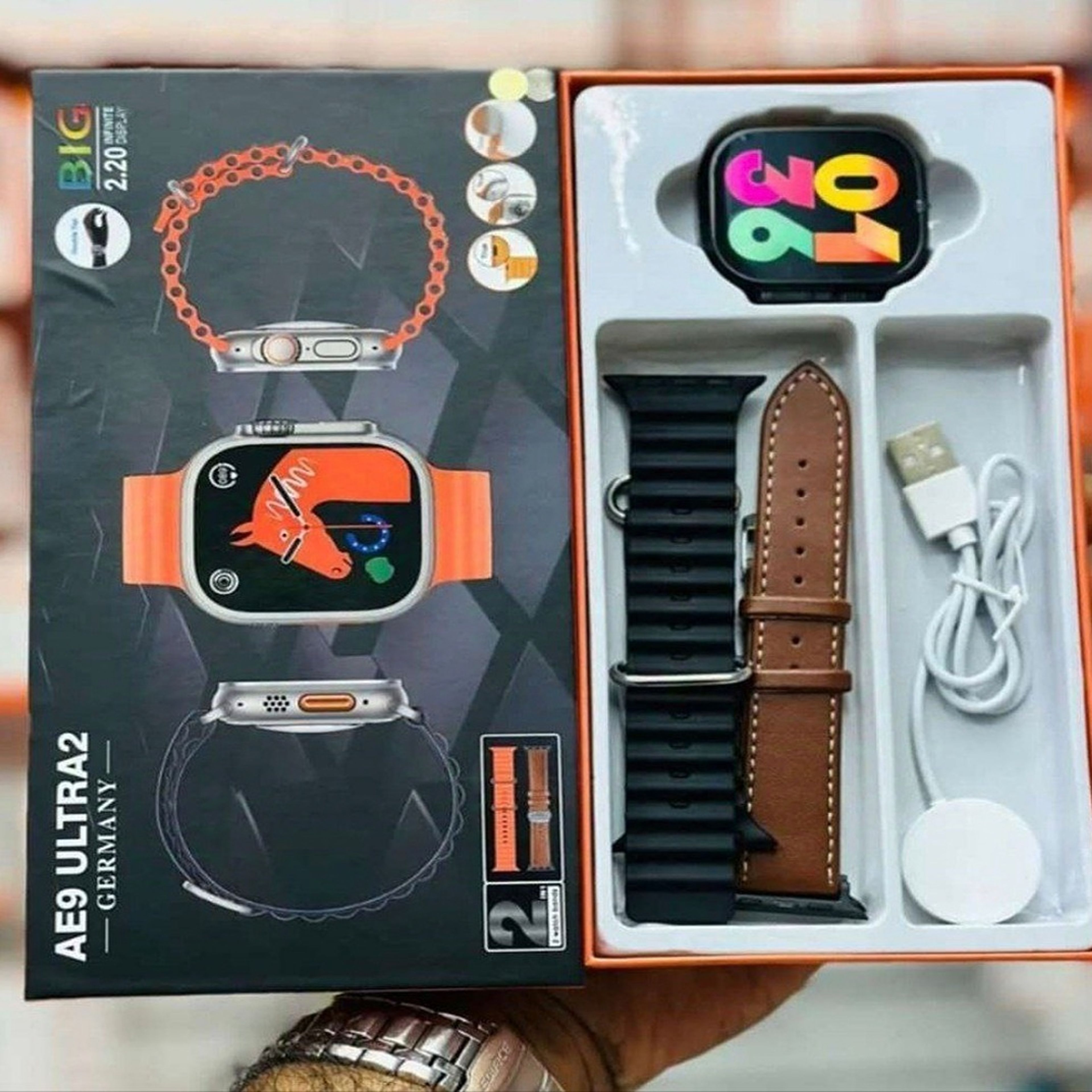خرید اینترنتی ساعت هوشمند(اسپرت) مدل ae9 ultra2
