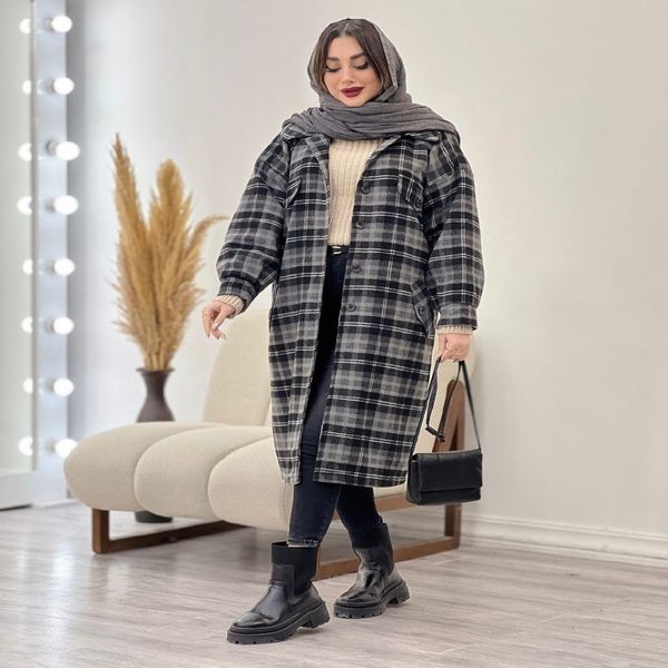 مانتو بلند طرح نازنین