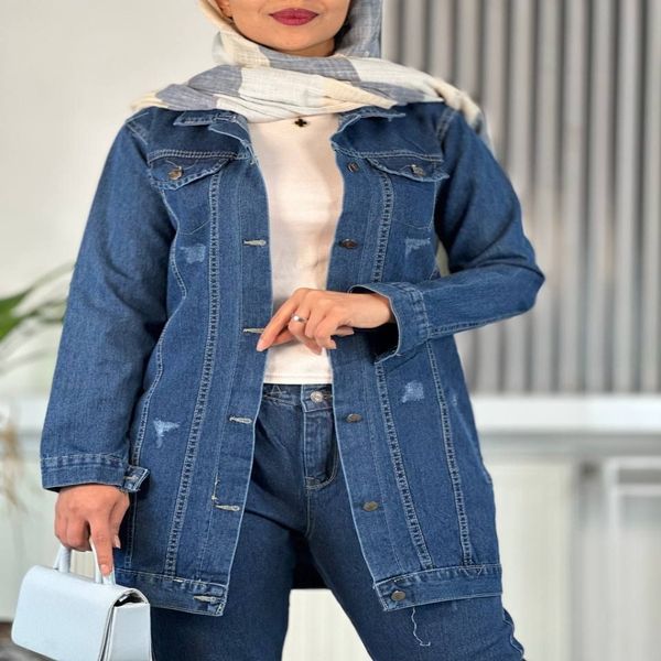 کت جین زنانه کد 0342