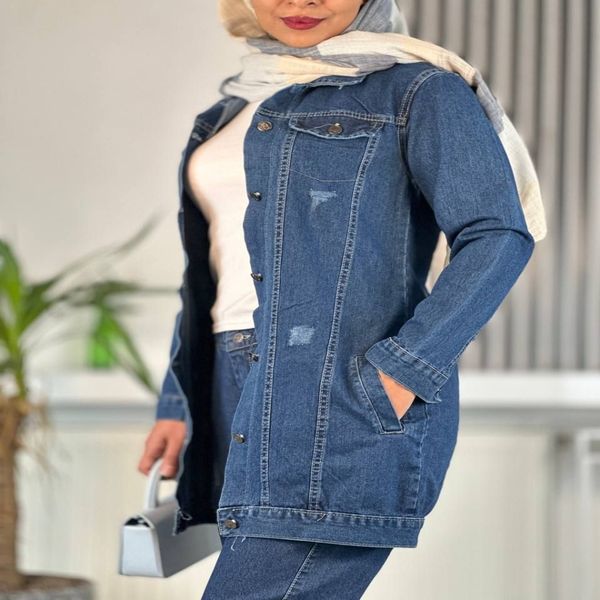 کت جین زنانه کد 0342