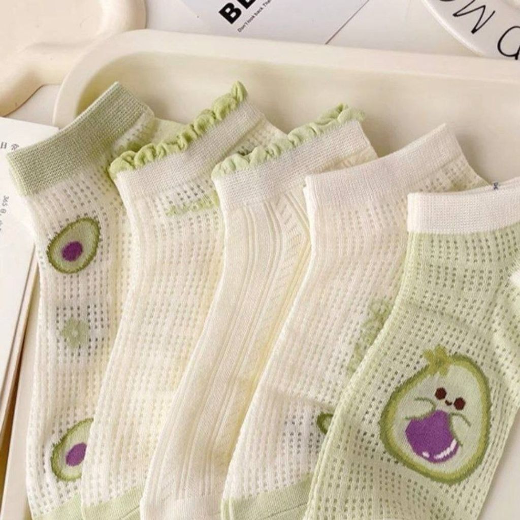 قیمت ارزان جوراب مچی زنانه سوزنی آوکادو