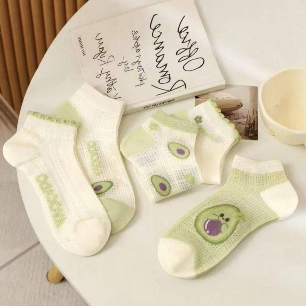 خرید اینترنتی جوراب مچی زنانه سوزنی آوکادو