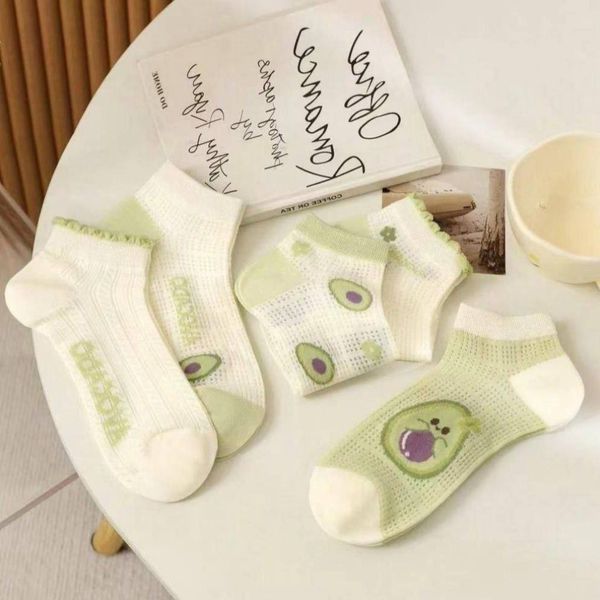 جوراب مچی زنانه سوزنی آوکادو