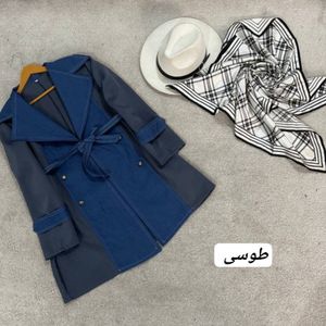 فروش اینترنتی مانتو ترکیبی گلین ✔️