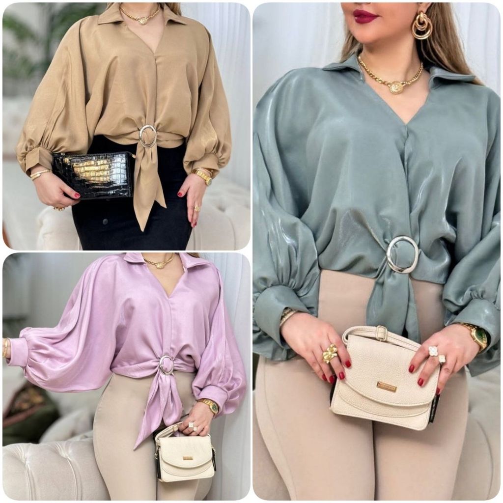 فروش اینترنتی شومیز مجلسی طرح سالینا