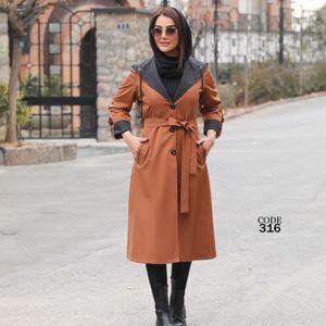 خرید اینترنتی بارانی کلاه دارترک لندکد316