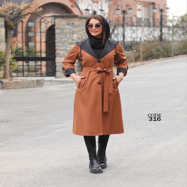 بارانی کلاه دارترک لندکد316