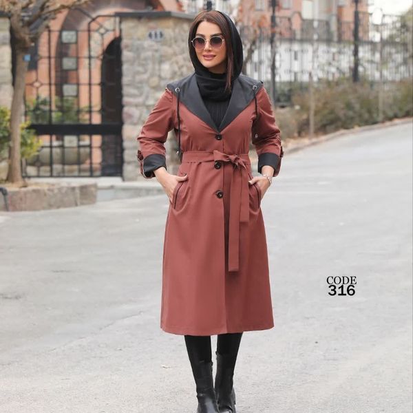 بارانی کلاه دارترک لندکد316