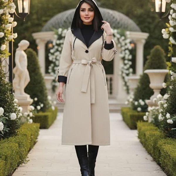 بارانی کلاه دارترک لندکد316