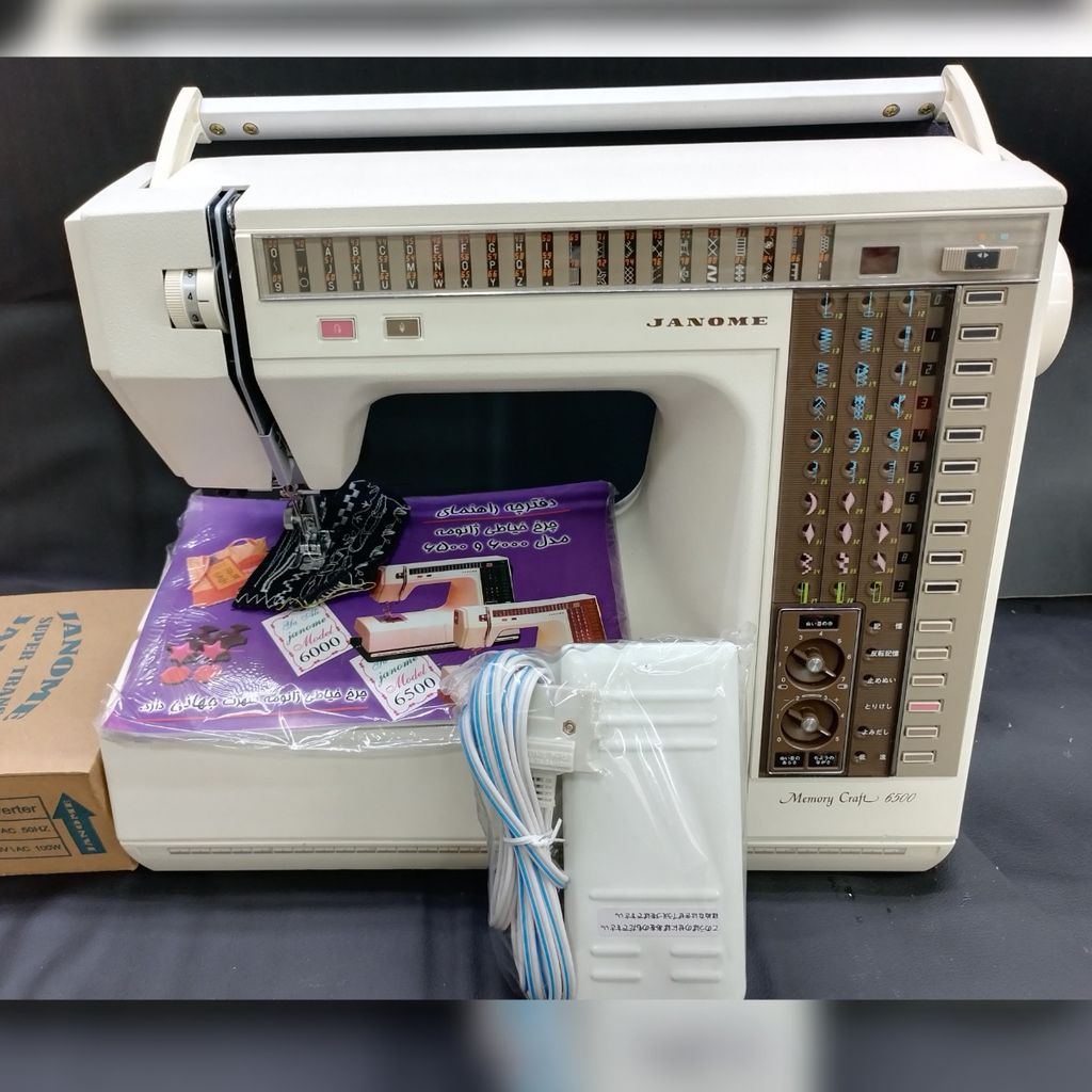 قیمت چرخ خیاطی ژانومه 6500