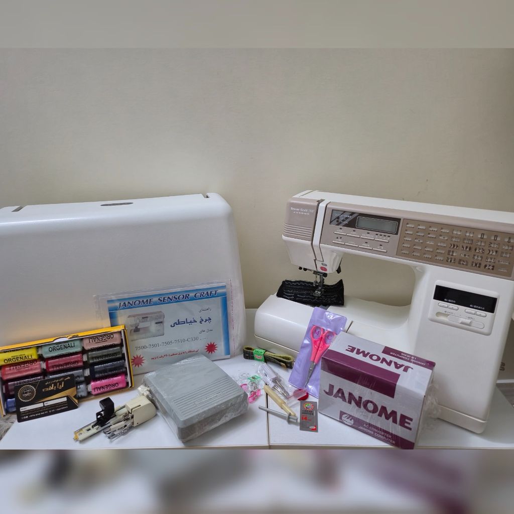 خرید آنلاین چرخ خیاطی ژانومه 7500