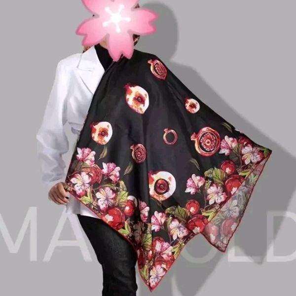 روسری یلدایی نخی برند قواره بزرگ و اعلا تم شب یلدا