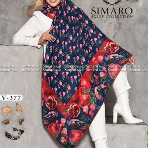 خرید آنلاین روسری یلدایی نخی برند قواره بزرگ و اعلا تم شب یلدا