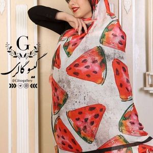 فروش اینترنتی روسری یلدایی نخی قواره بزرگ حراجی