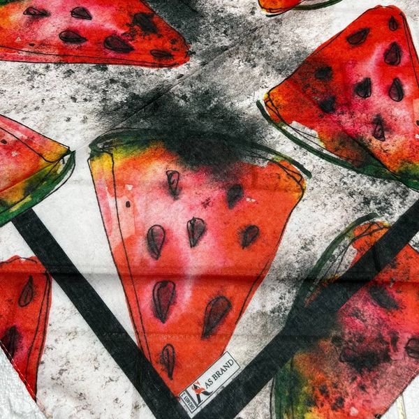 روسری یلدایی نخی قواره بزرگ حراجی