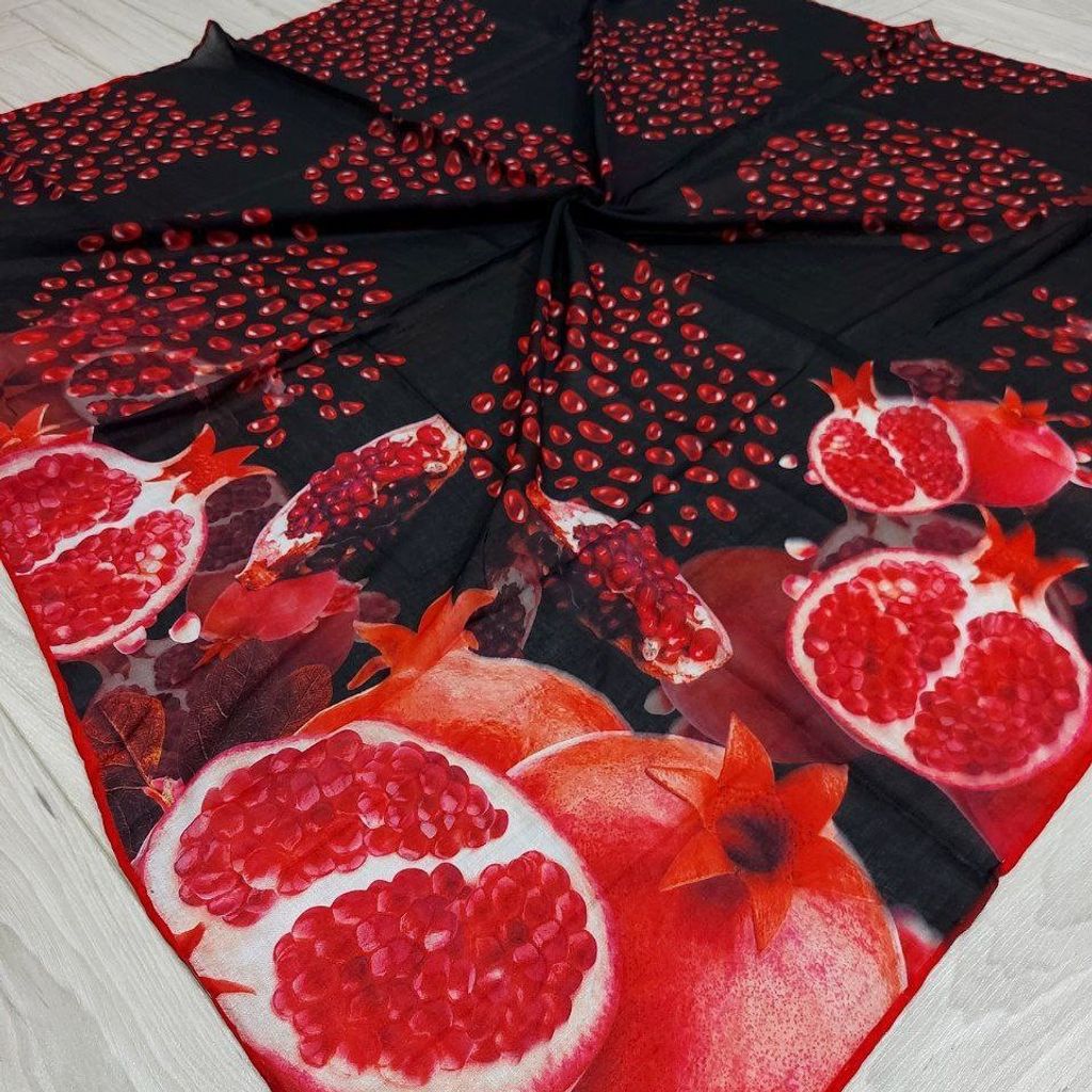 خرید آنلاین روسری یلدایی نخی قواره بزرگ حراجی