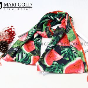 شال یلدا نخی اعلا منگولدار ماری گلد